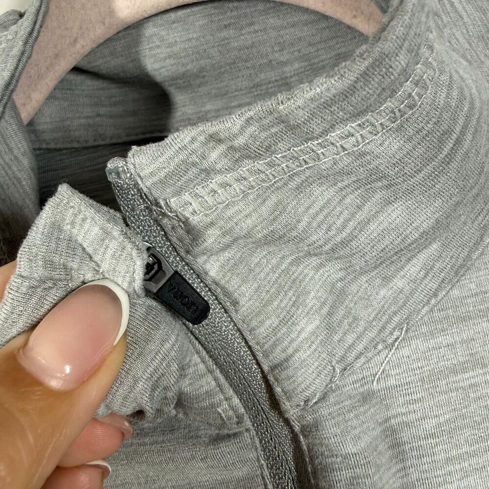 Vuori Ease Performance Half Zip 2.0 Pullover Men Large Grey Active Gym Golf - Picture 9 of 15